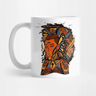 Orangrey Jupiter Cries Mug